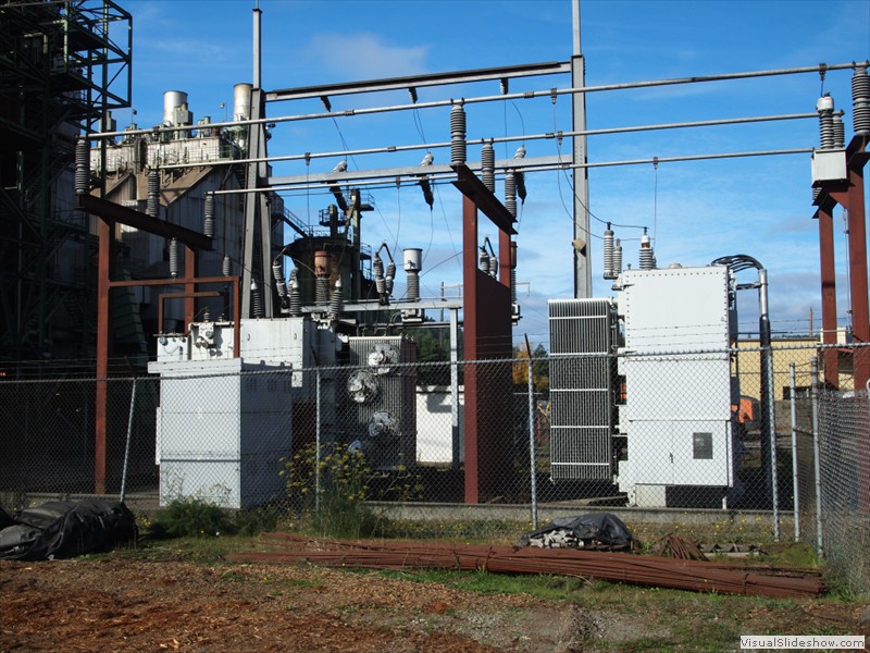 Large transformers, Scotia power plant